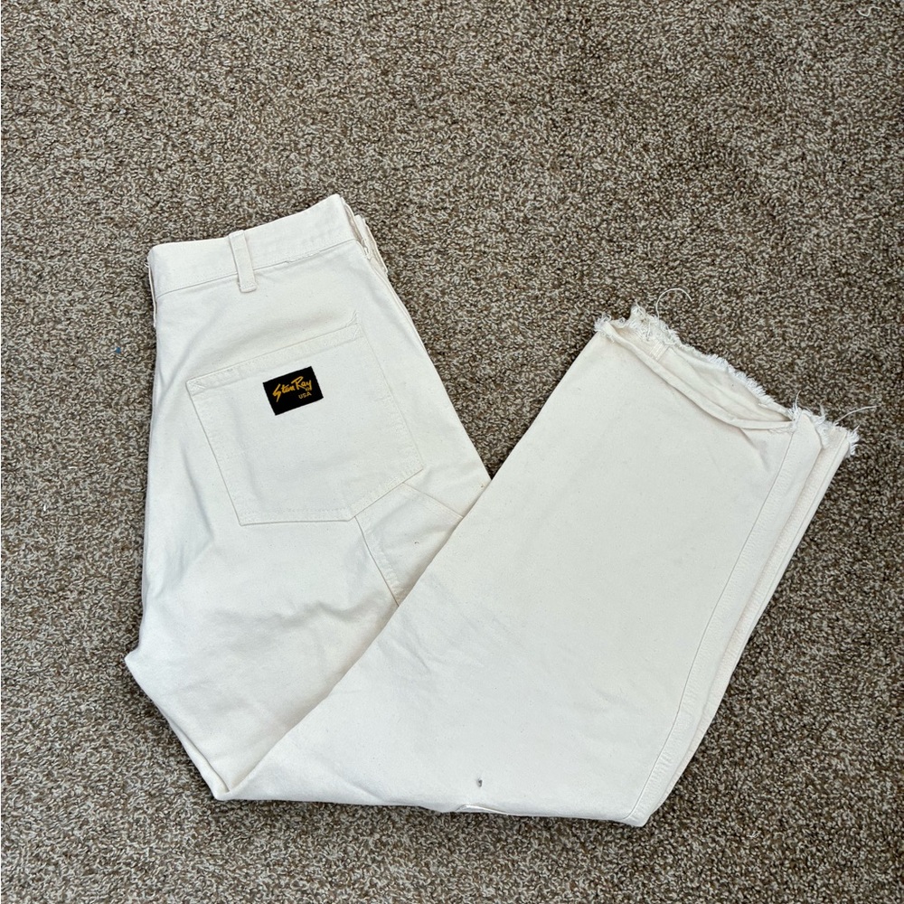 Stan Ray Carpenter Jeans with Frayed Hem